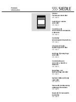 Preview for 1 page of SSS Siedle SFC 602-0 Product Information