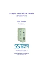 SST Automation GT200-DP-CO User Manual предпросмотр