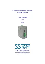 SST Automation GT200-EI-CO User Manual предпросмотр