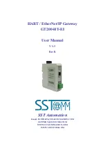 Preview for 1 page of SST Automation GT200-HT-EI User Manual