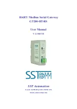 Preview for 1 page of SST Automation GT200-HT-RS User Manual