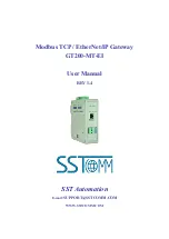 Preview for 1 page of SST Automation GT200-MT-EI User Manual