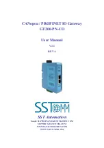 SST Automation GT200-PN-CO User Manual preview