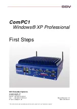 SSV Embedded Systems Com/PC1 First Steps preview