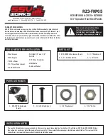 SSV Works RZ3-FKP65 Installation Manual preview