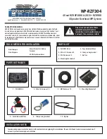 SSV Works WP-RZF3O4 Quick Start Manual preview