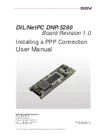 SSV DNP/5280 User Manual preview