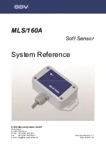 Предварительный просмотр 1 страницы SSV MLS/160A System Reference Manual