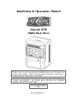 Preview for 1 page of St. Croix Lincoln SCR Installation & Operation Manual