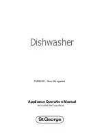 Предварительный просмотр 1 страницы St George DWSG50 Appliance Operation Manual