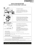 Preview for 12 page of St. Michel Azur Low 255 Installation Information