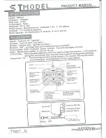 Предварительный просмотр 2 страницы st model ASW28 Product Manual