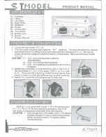 Предварительный просмотр 3 страницы st model ASW28 Product Manual