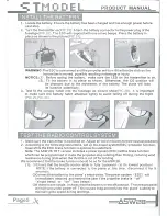 Preview for 6 page of st model ASW28 Product Manual