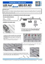 Preview for 3 page of ST Quadrat LUX-top GBD-RR 465 Installation Instructions