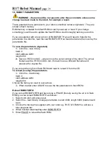 Preview for 20 page of ST Robotics DEUCALEON R17HS User Manual