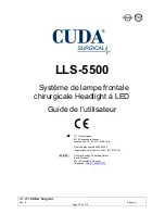 Preview for 10 page of ST CUDA SURGICAL LLS-5500 Operator'S Manual