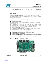 Preview for 1 page of ST EVALSPEAr320PLC User Manual