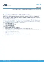 Preview for 1 page of ST EVALSTPM32 User Manual