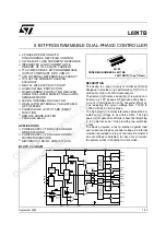 Preview for 1 page of ST L6917BD Manual