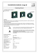 Предварительный просмотр 1 страницы ST Omega 30 Series Operating Manual