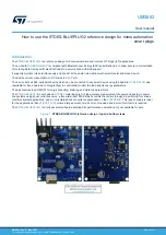 ST STDES-BLUEPLUG2 User Manual preview