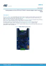 Предварительный просмотр 1 страницы ST STEVAL-IFP044V1 User Manual