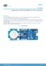 Предварительный просмотр 1 страницы ST STEVAL-ISB68WTX User Manual