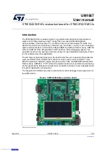 Preview for 1 page of ST STM32429I-EVAL1 User Manual