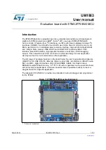 ST STM32756G-EVAL User Manual preview