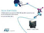 ST STM32Cube FP-SNS-MOTENVWB1 Quick Start Manual предпросмотр