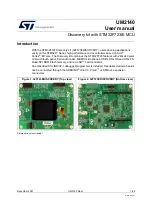 ST STM32F723IE User Manual preview