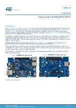 Preview for 1 page of ST STM32MP157A-DK1 User Manual