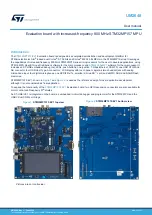 Preview for 1 page of ST STM32MP157F-EV1 User Manual