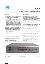 Предварительный просмотр 1 страницы ST STMC2 Manual