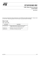 Preview for 1 page of ST STV674/502V-R01 User Notes