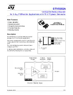 ST STV9302A Manual preview