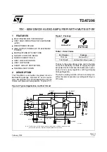 ST TDA7296 Manual preview