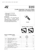 ST TIP122FP Quick Start Manual предпросмотр