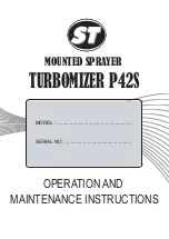 Preview for 2 page of ST TURBOMIZER P42 S Operation And Maintenance Instructions