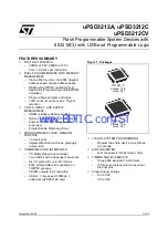 Предварительный просмотр 1 страницы ST UPSD3212A User Manual