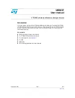 ST VT5366 User Manual preview