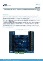 Предварительный просмотр 1 страницы ST X-CUBE-IOD02 User Manual