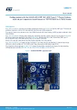 ST X-NUCLEO-DRP1M1 User Manual preview