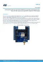 Предварительный просмотр 1 страницы ST X-NUCLEO-GNSS2A1 User Manual