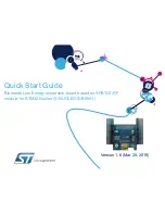 ST X-NUCLEO-IDB05A1 Quick Start Manual предпросмотр