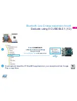 Предварительный просмотр 10 страницы ST X-NUCLEO-IDB05A1 Quick Start Manual