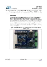 Предварительный просмотр 1 страницы ST X-NUCLEO-IHM02A1 User Manual