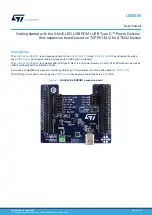 ST X-NUCLEO-USBPDM1 User Manual preview