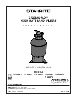 STA-RITE CRISTAL-FLO T-150BP-1 Owner'S Manual preview